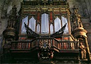 The organ at Plasencia New Cathedral